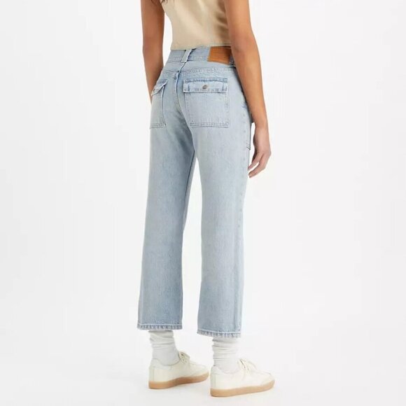 NWT LEVI'S Middy Outback Bootcut Womens Jean Size 24 Daze Of Summer Light Wash - Picture 2 of 9